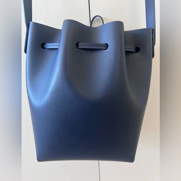 Mansur Gavriel Leather Bucket Bag - Picture 7 of 14